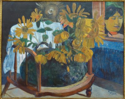 Girasoli su una poltrona II da Paul Gauguin